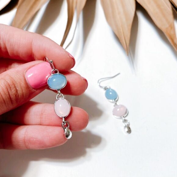 Boho statement earrings S398 - Picture 3 of 3